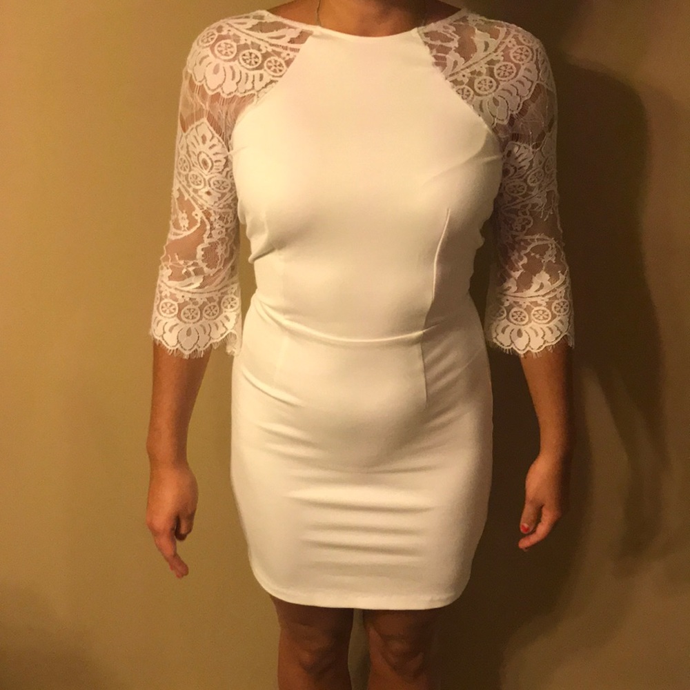 White dress